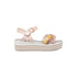 Sandali rosa con zeppa da bambina con glitter e strass 10 Baci, Scarpe Bambini, SKU k285000389, Immagine 0